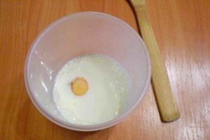 яйцо и молоко